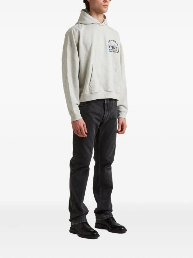 Represent  logo-print hoodie