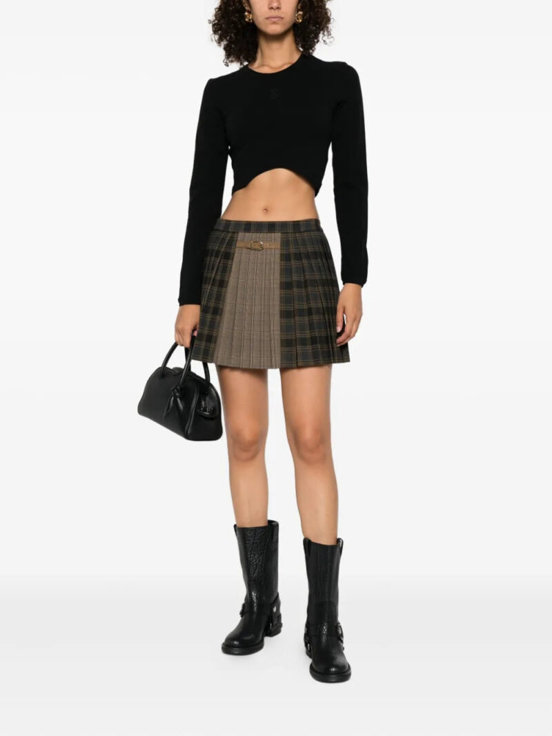 SANDRO  embroidered cropped top