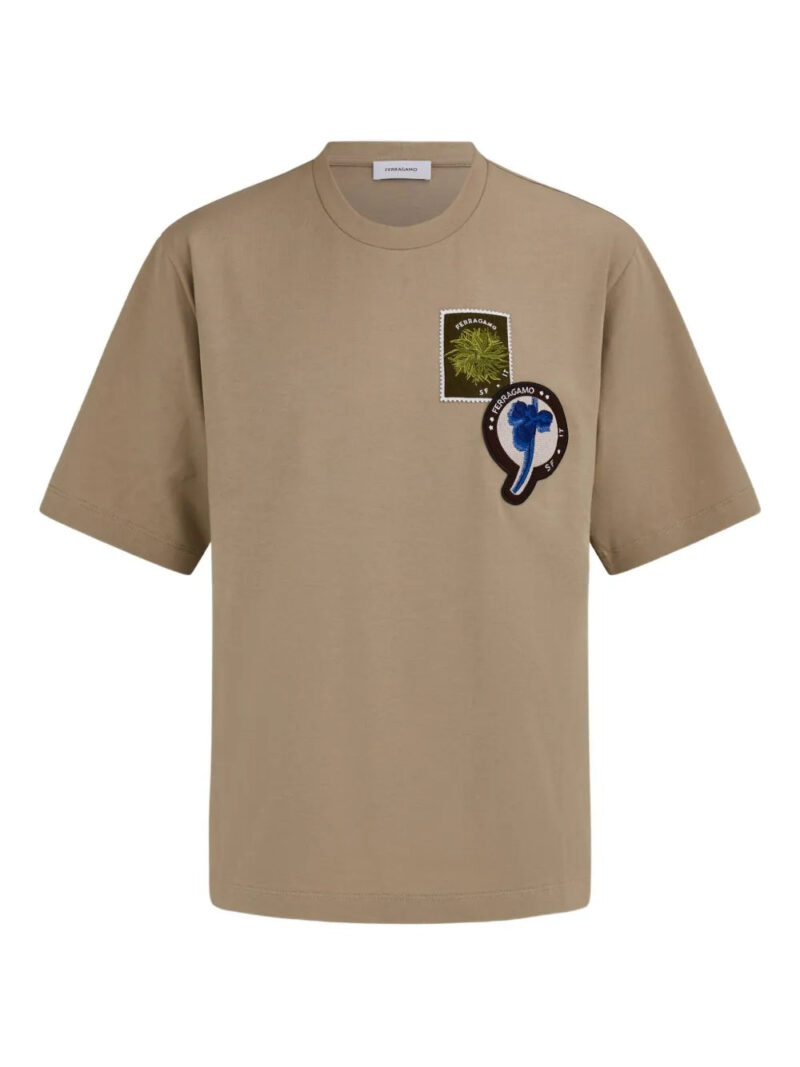 Ferragamo  graphic-patch short-sleeve T-shirt