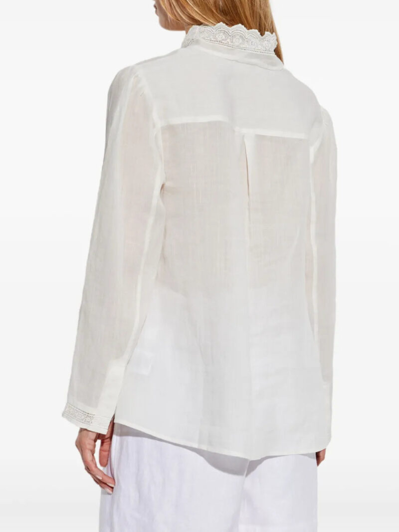 Posse  lace-detailing shirt
