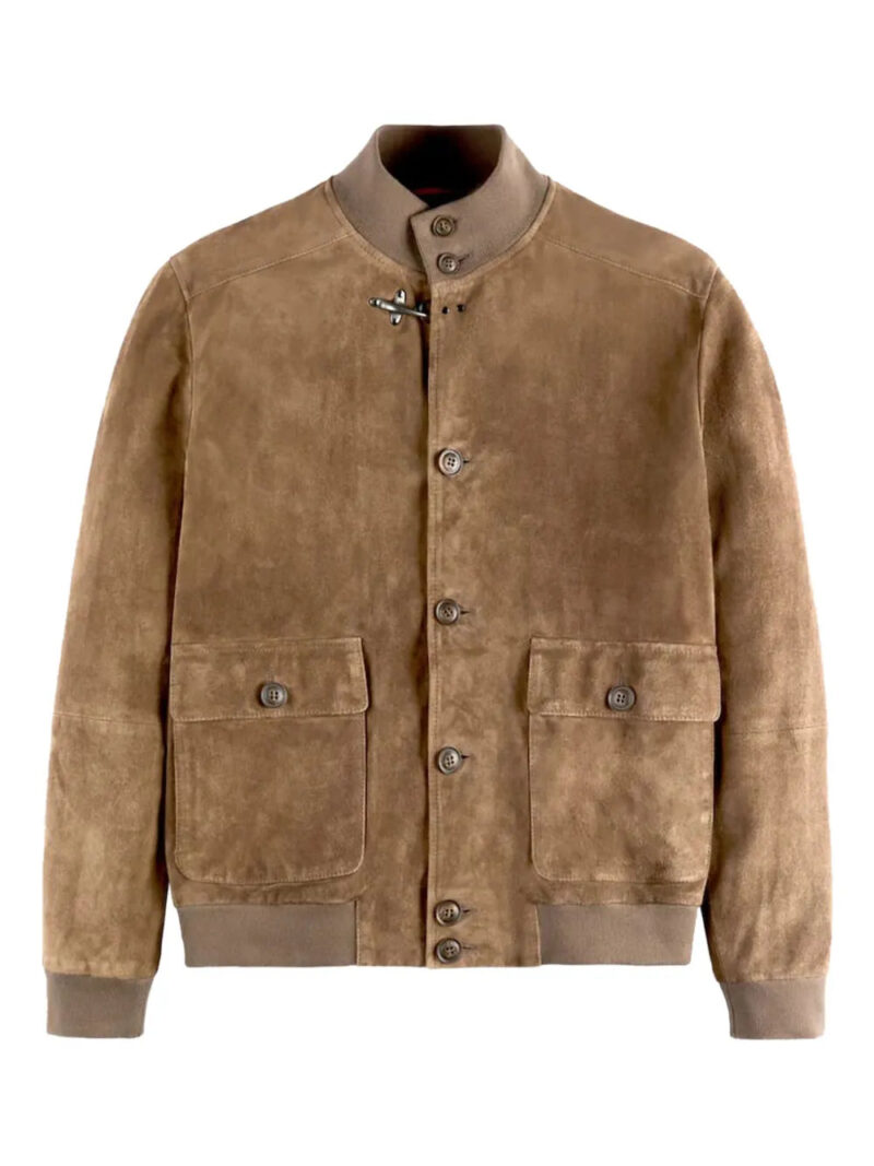 Fay  suede bomber jacket