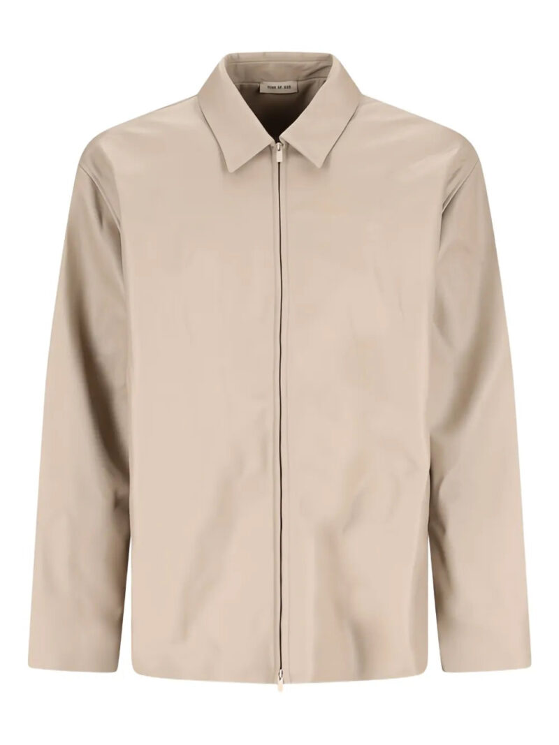 Fear Of God  zip-front leather jacket
