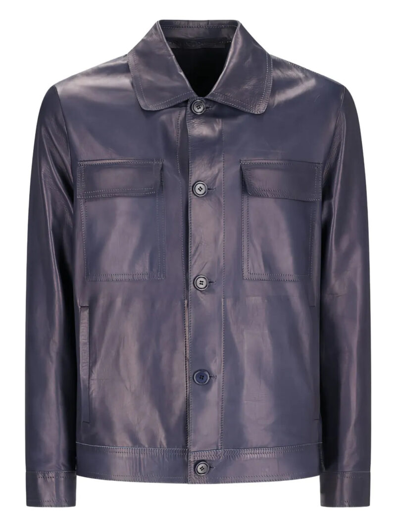Salvatore Santoro  leather shirt jacket