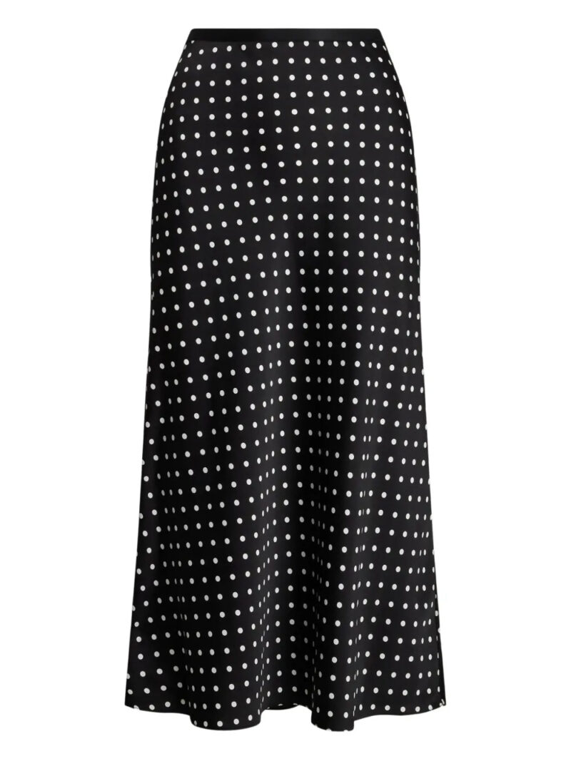 Polo Ralph Lauren  polka dot-print midi skirt