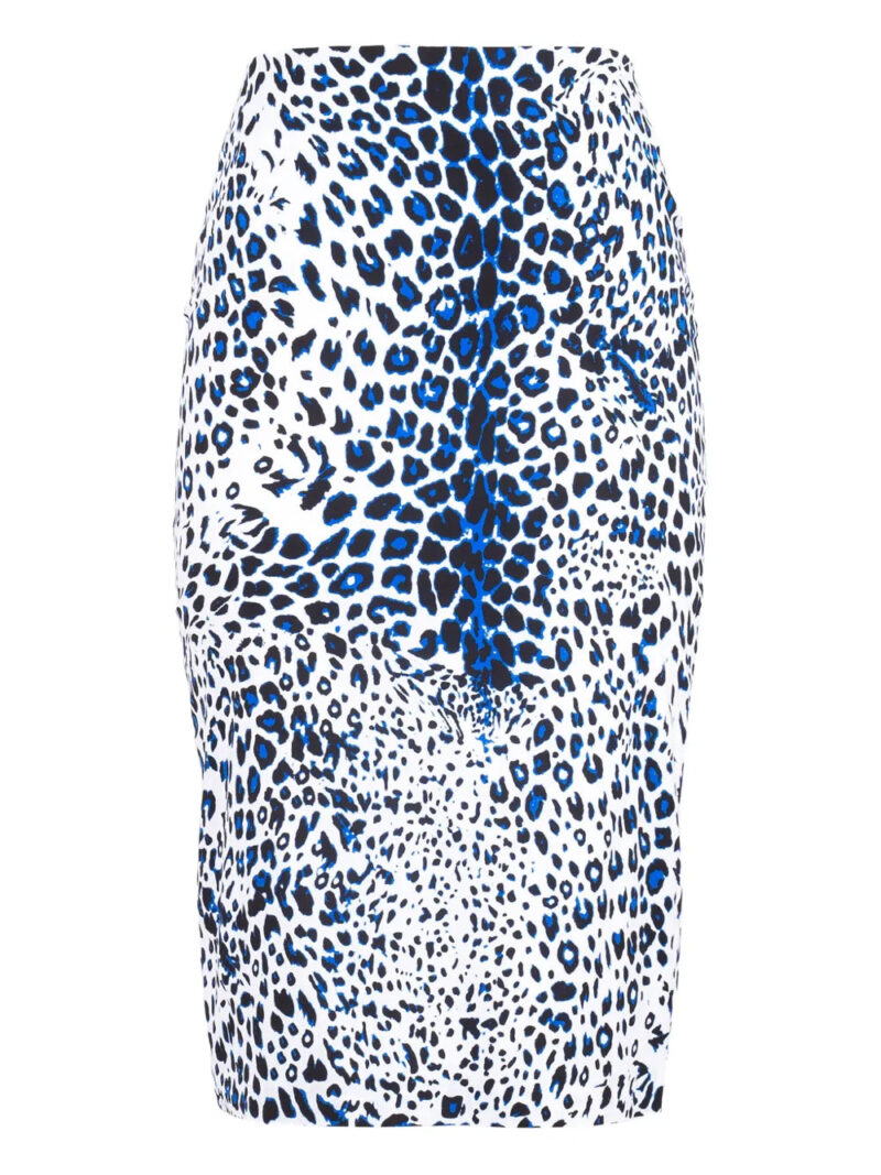 Samantha Sung  leopard-print midi skirt