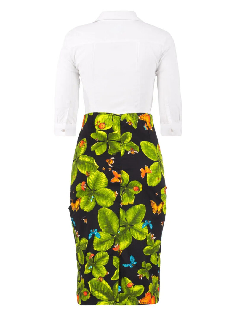 Samantha Sung printed pencil midi skirt