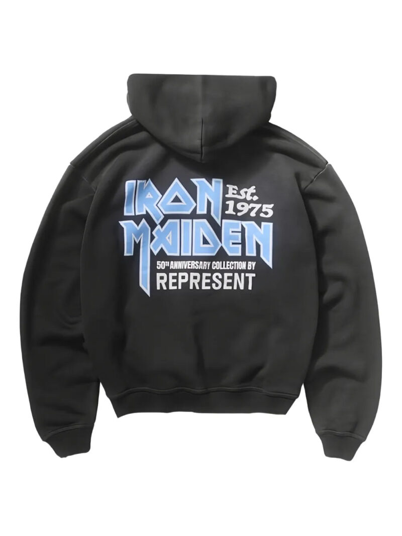 Represent  Iron Maiden zip-up hoodie