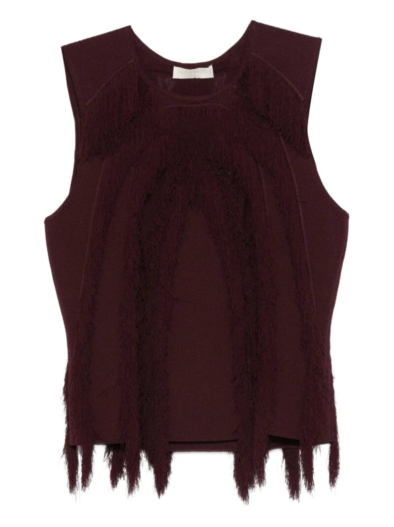Ulla Johnson  fringe sleeveless top