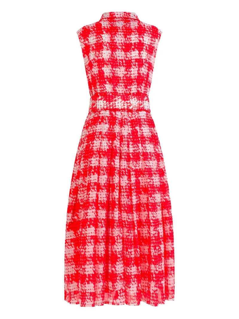 Samantha Sung  checked belted midi dress