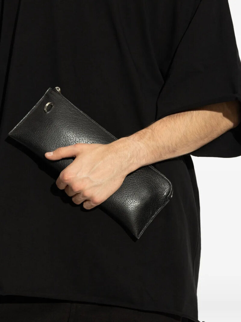 Rick Owens  zip-fastening leather wallet
