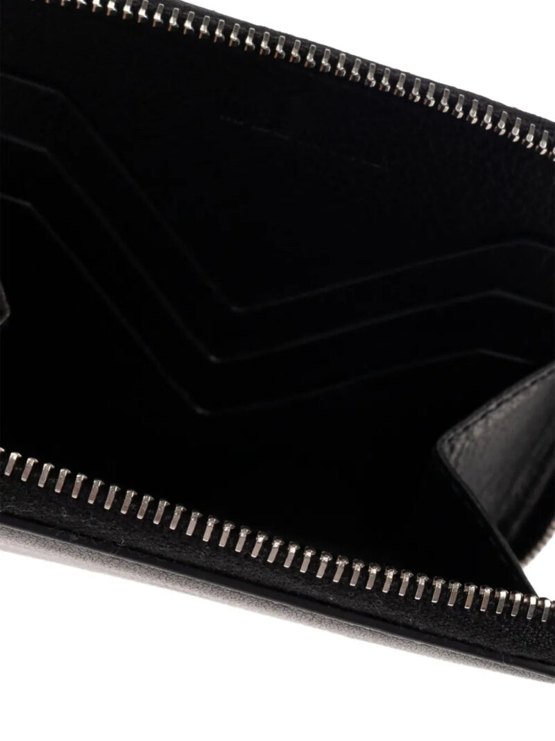 Rick Owens  zip-around leather wallet
