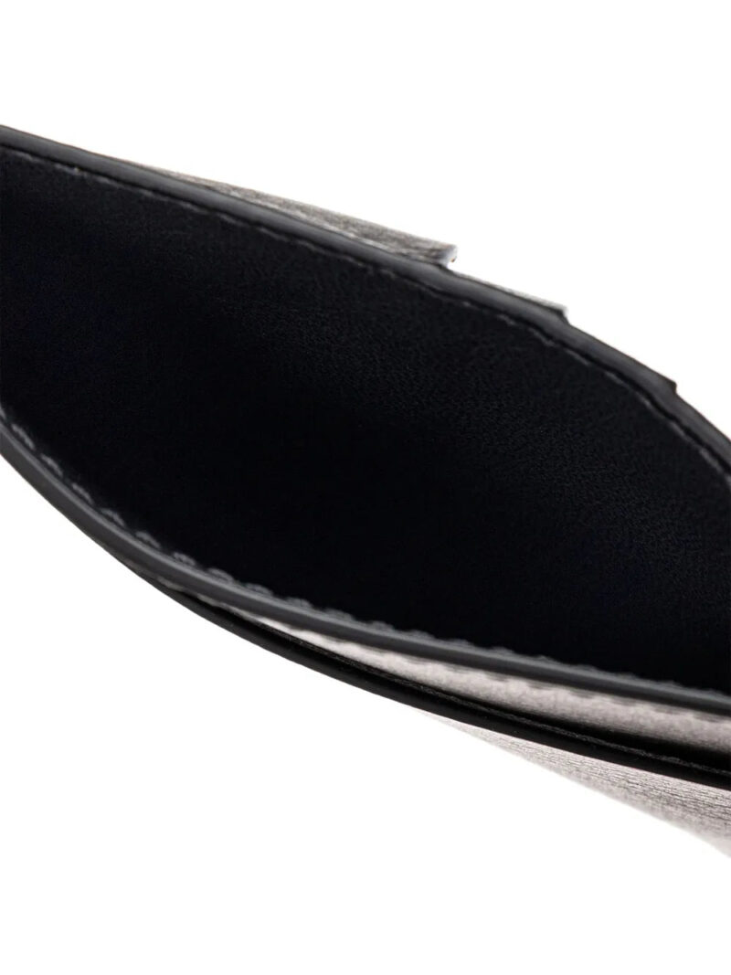 Rick Owens chevron-detail leather cardholder