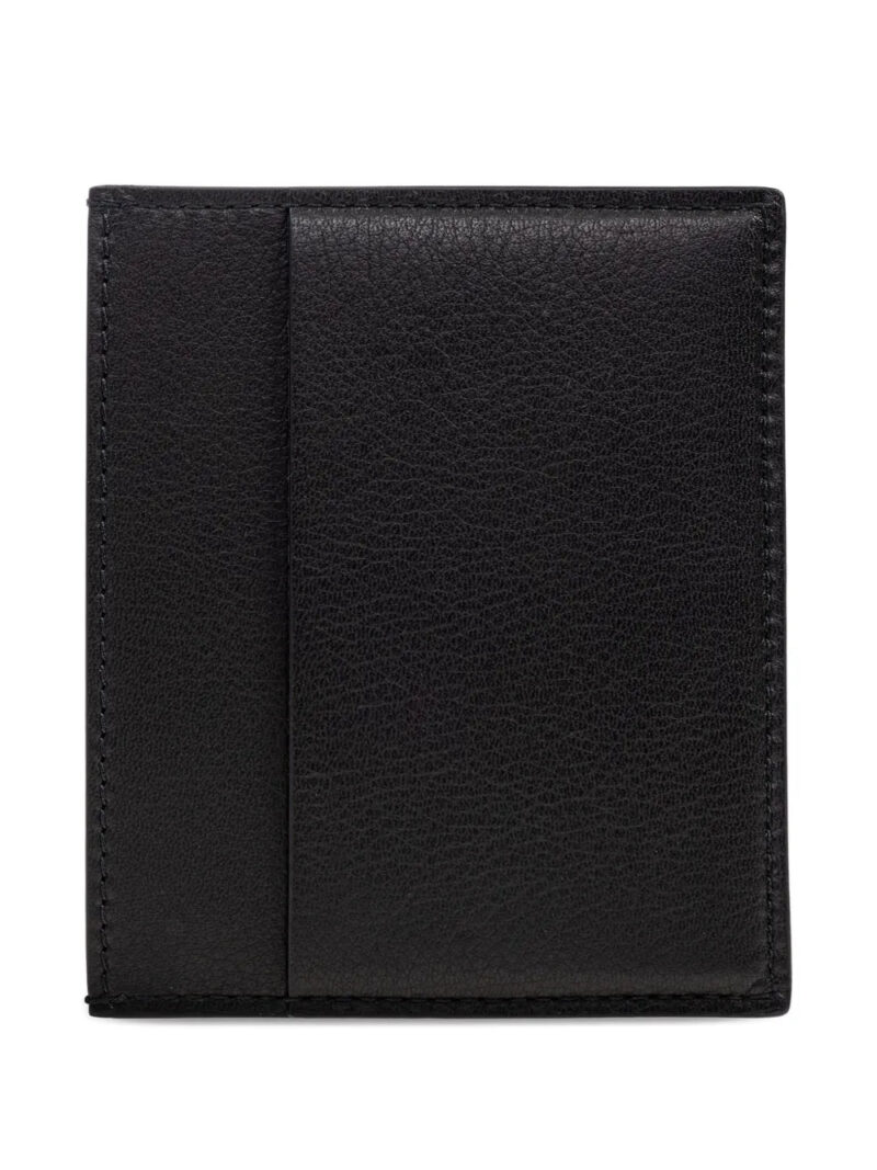 Rick Owens chevron-detail leather cardholder