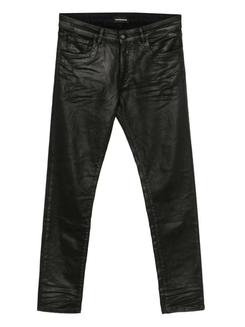 Salvatore Santoro  coated jeans