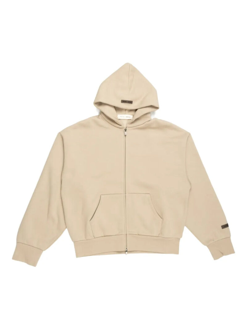 FEAR OF GOD ESSENTIALS  zip-up fleece hoodie