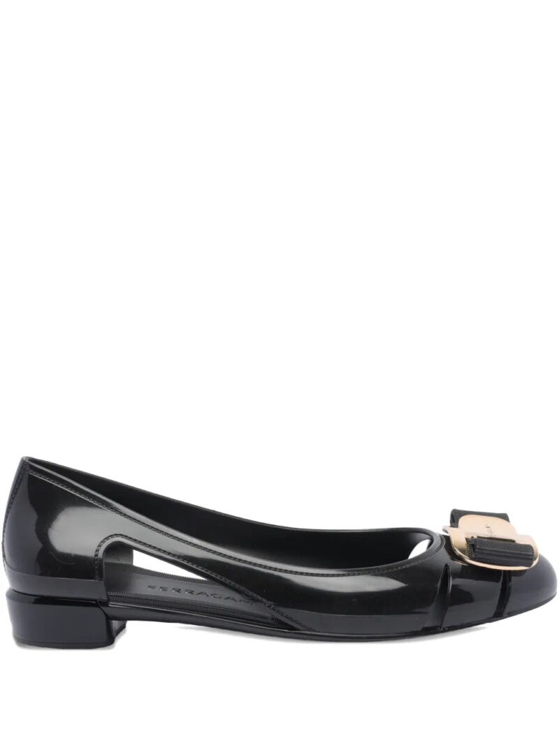 Ferragamo  30mm leather ballet flats
