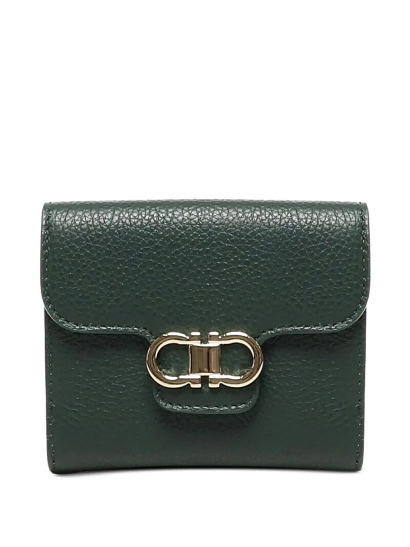 Ferragamo  Gancini-plaque calfskin wallet