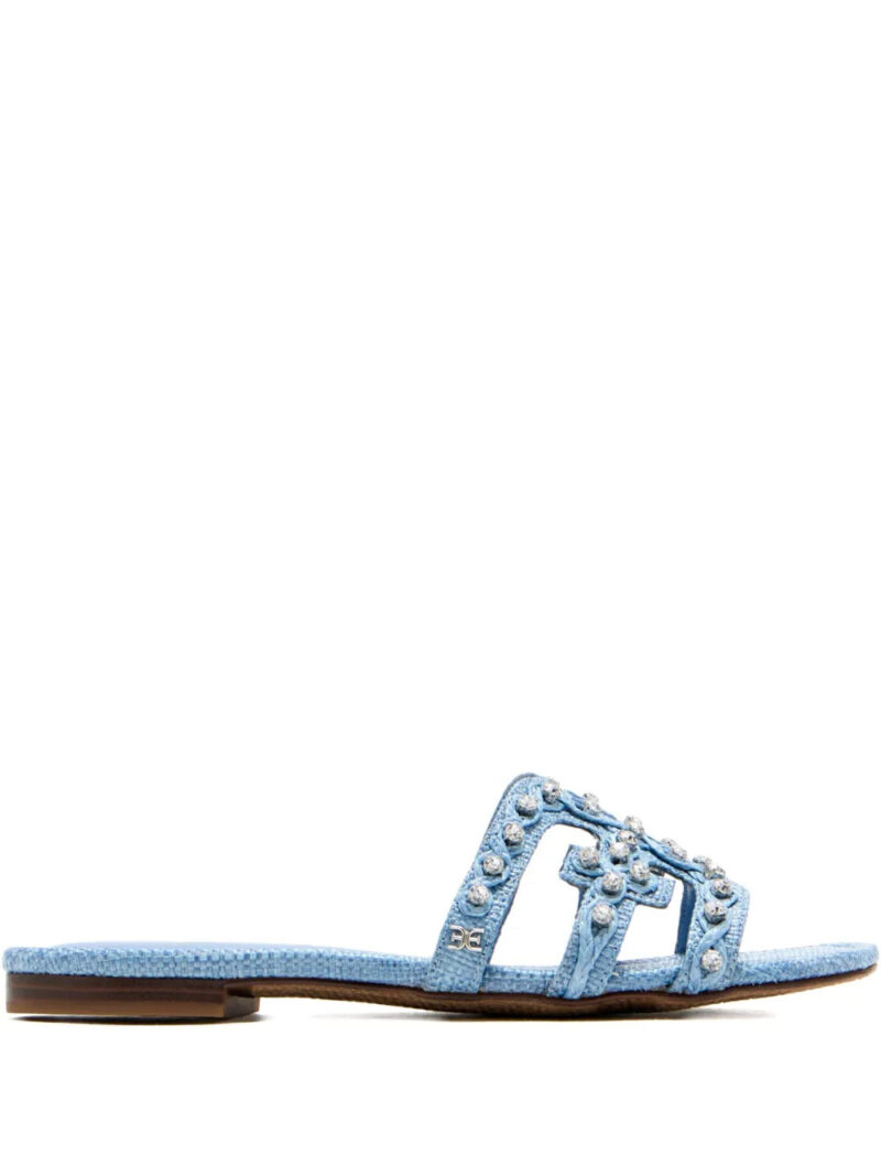 Sam Edelman  crystal-embellished woven sandals