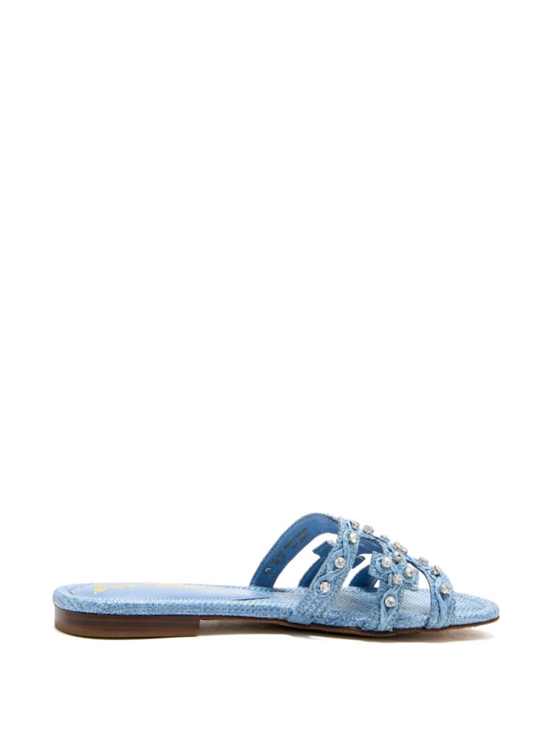 Sam Edelman  crystal-embellished woven sandals
