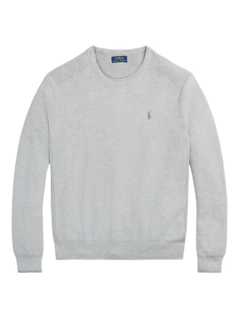 Polo Ralph Lauren  ribbed-detail crew-neck jumper
