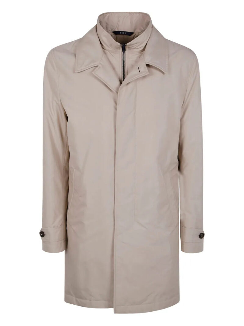 Fay  high-neck zip-fastening jacket