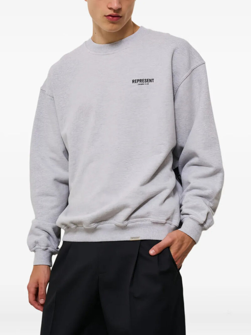 Represent  logo long-sleeved sweatshirt