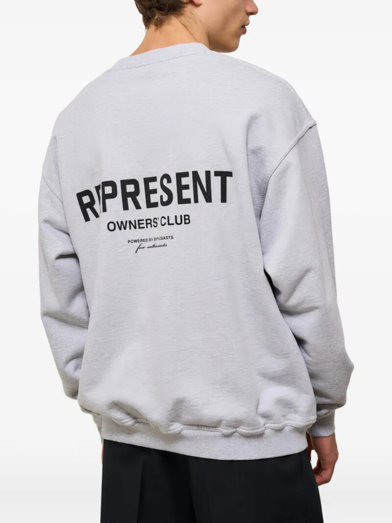 Represent  logo long-sleeved sweatshirt