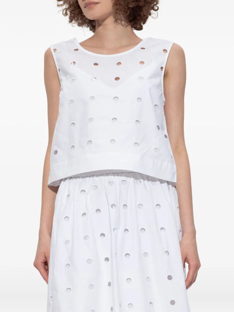 Posse  Peggy eyelet sleeveless top