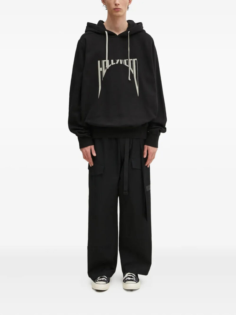 Rick Owens DRKSHDW  hollywood-print hoodie