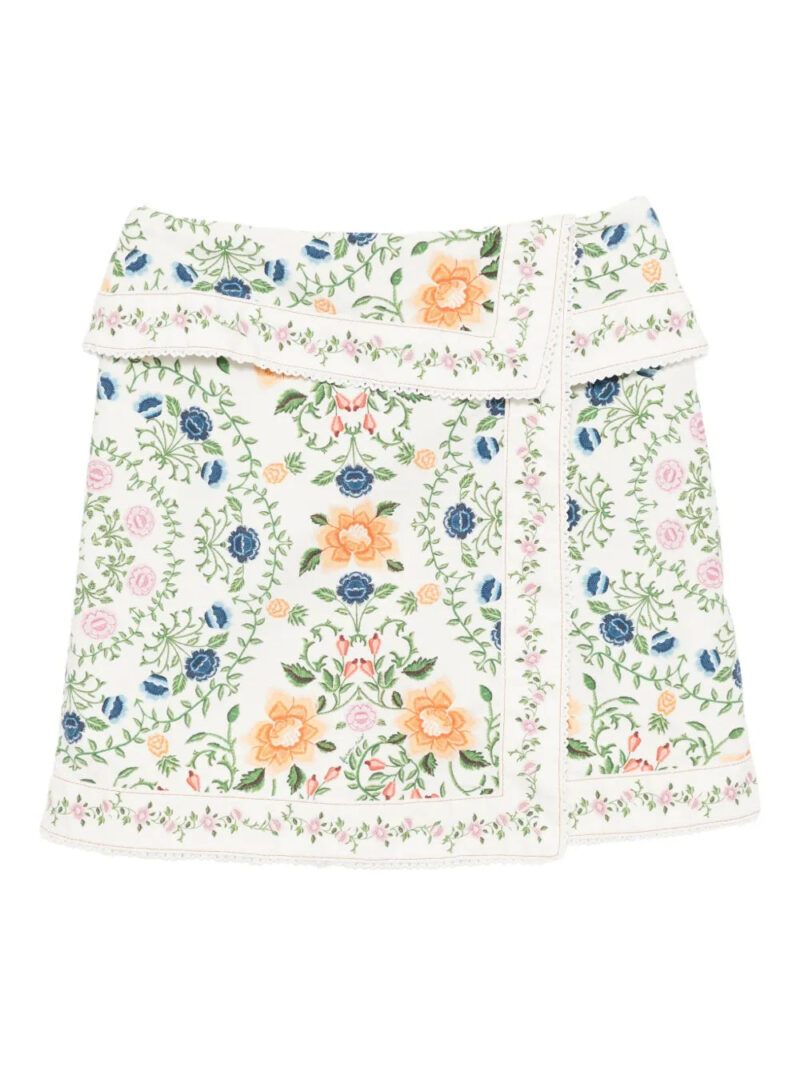 FARM Rio  folk floral skirt