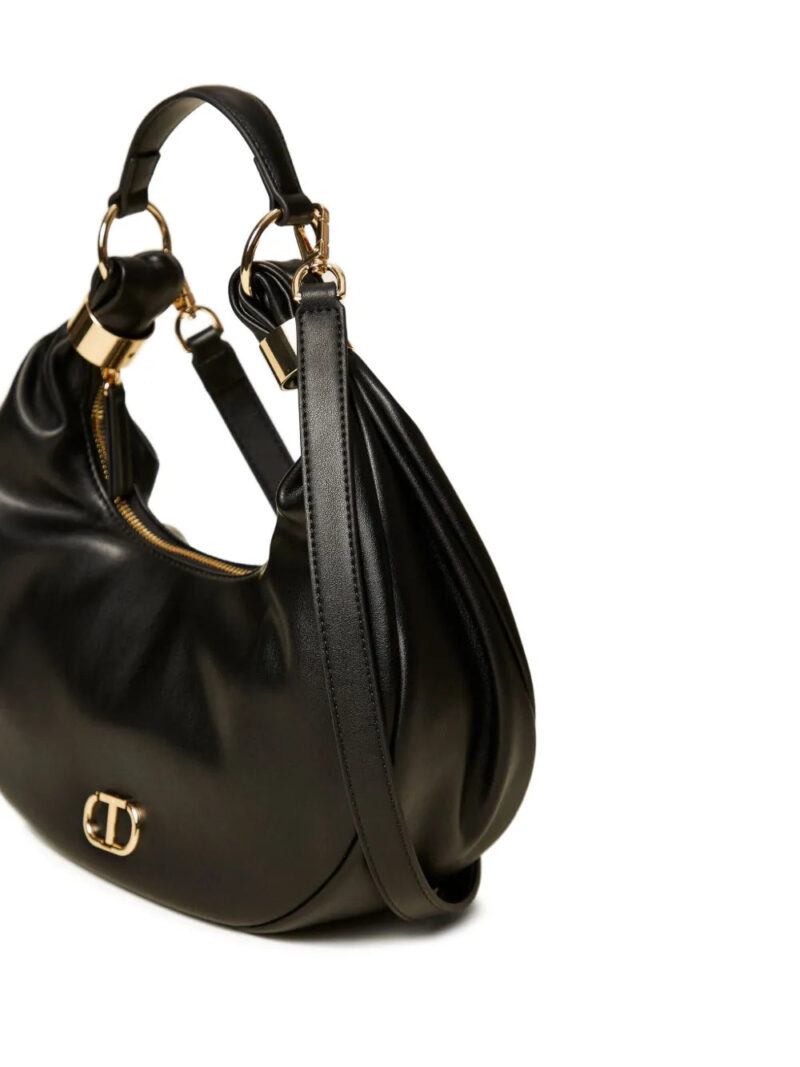 TWINSET Eclipse crescent-shape logo-detail shoulder bag