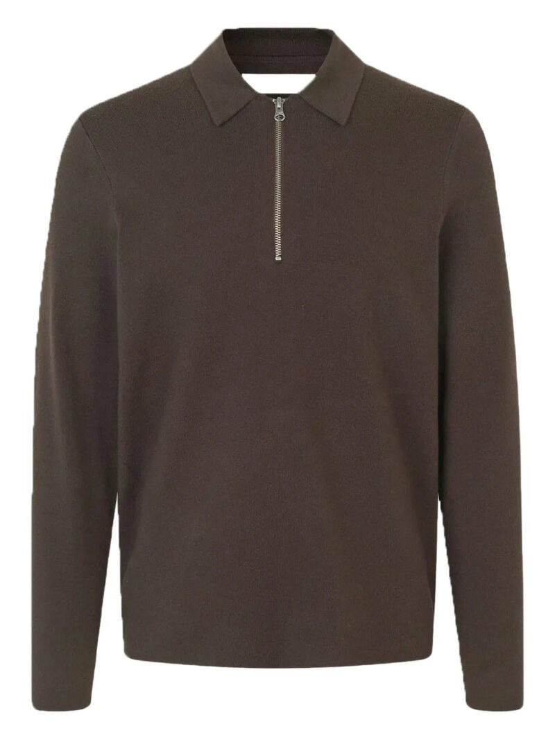 SAMSOE SAMSOE  half-zip polo shirt