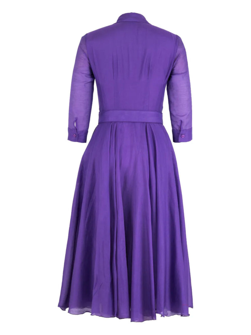Samantha Sung  Aster belted shirt midi dress