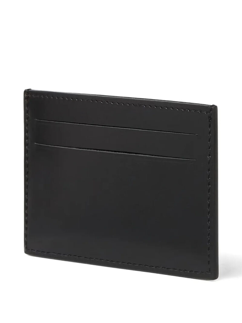FENDI logo-plaque leather cardholder