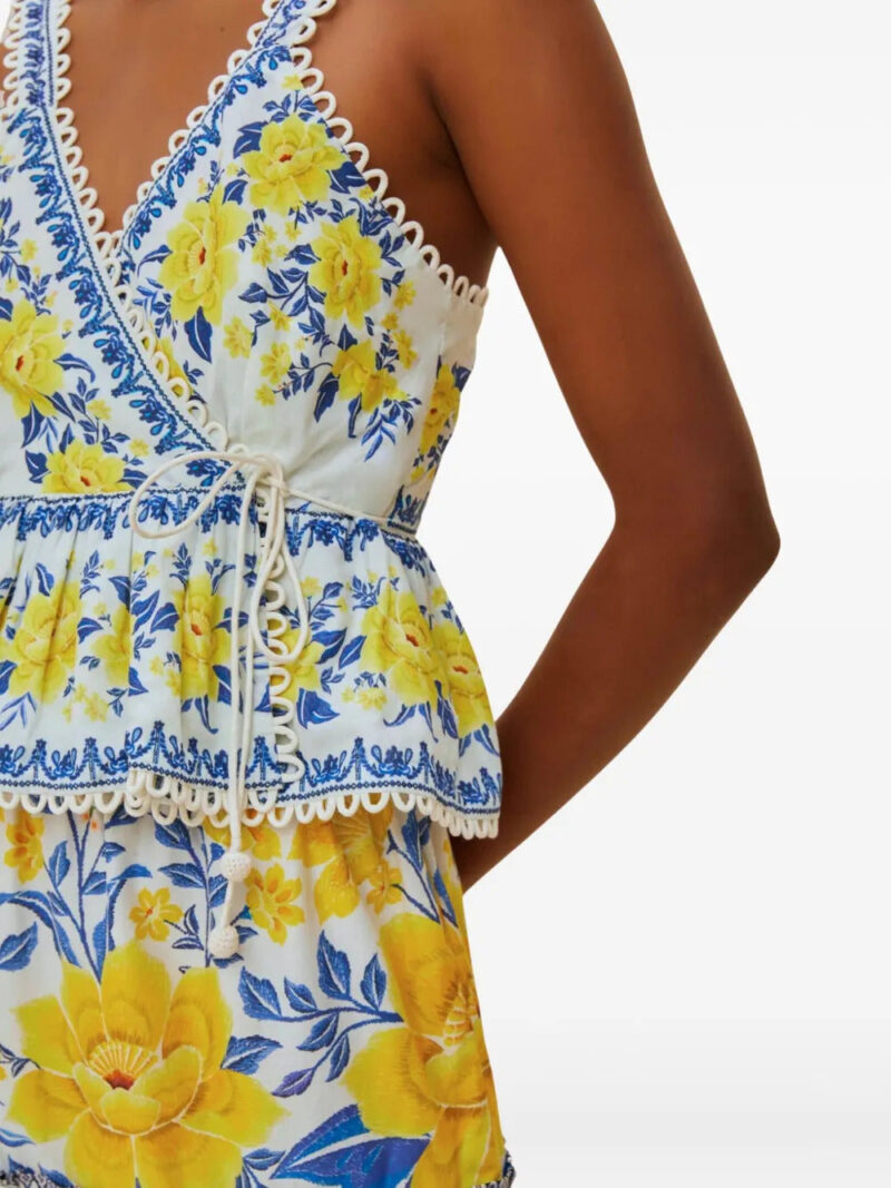 FARM Rio  floral-print blouse