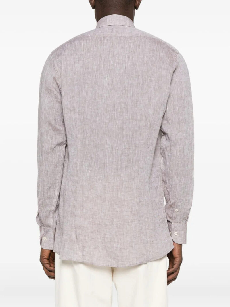 Sand textured linen shirt