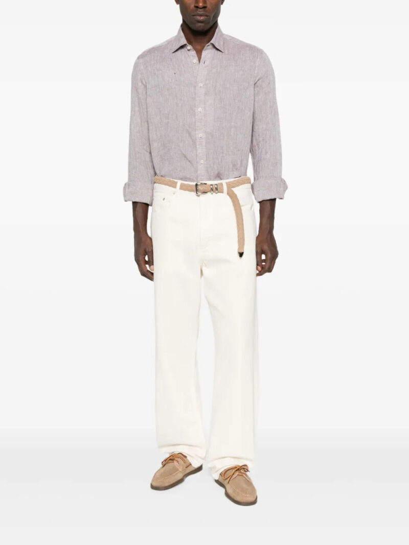 Sand textured linen shirt