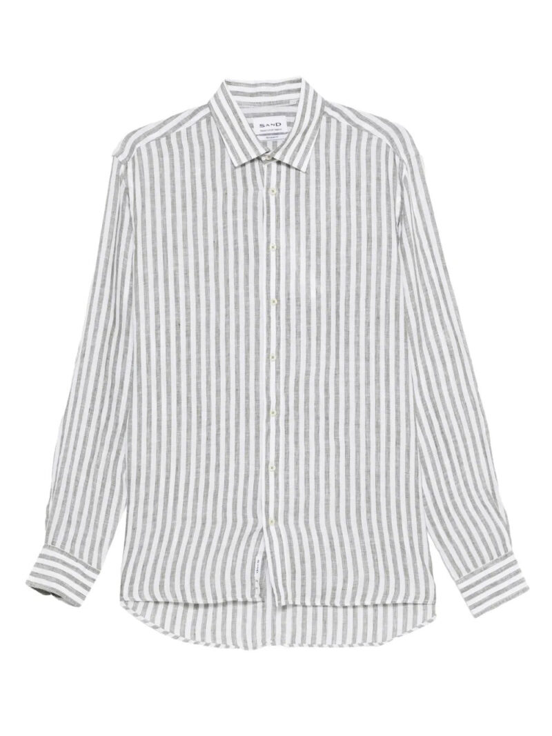 Sand  striped linen shirt