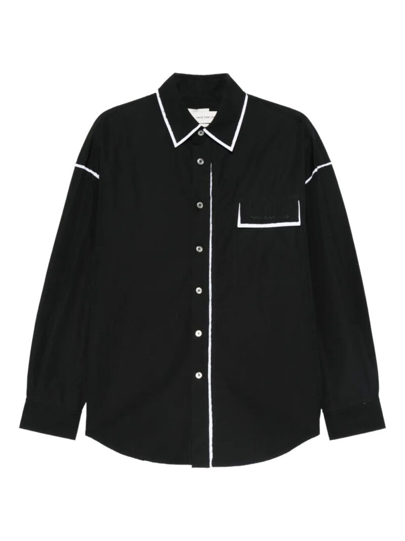 Feng Chen Wang  contrast-trim shirt