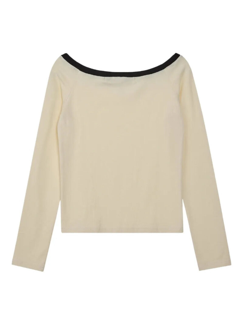 Rest&Recreation  off-the-shoulder long-sleeve top