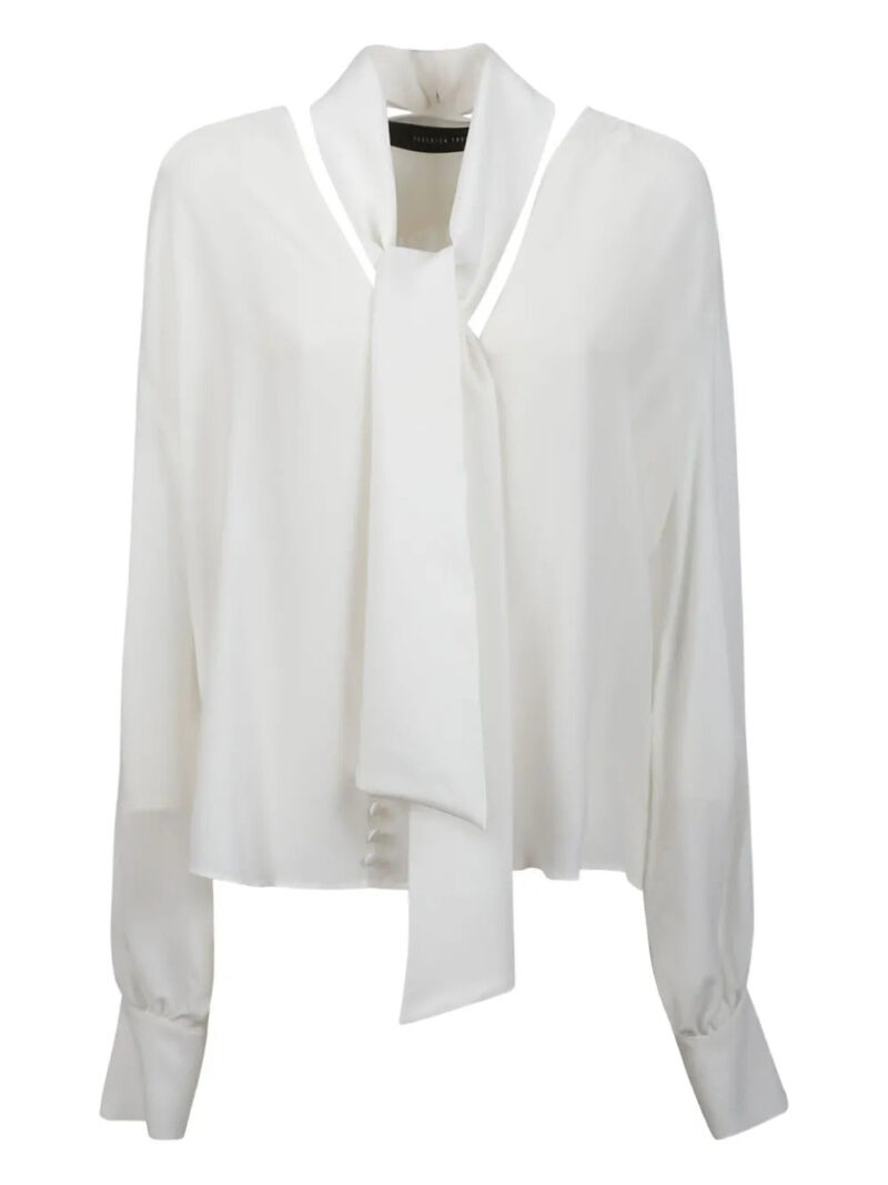 Federica Tosi  neck-tie blouse