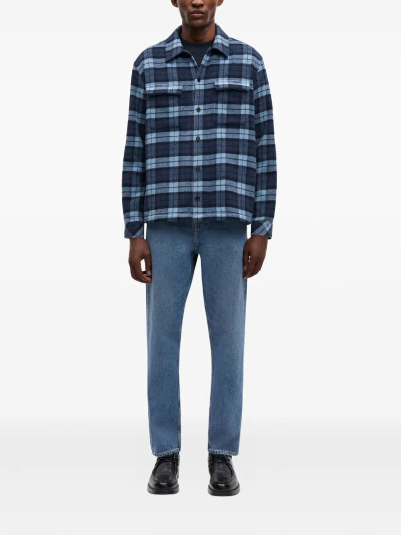 SAMSOE SAMSOE  Sacastor plaid pocket overshirt