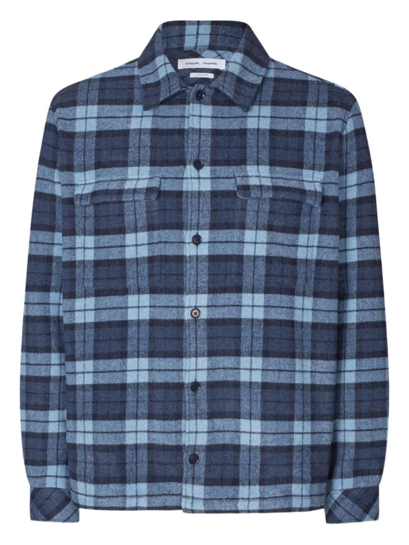 SAMSOE SAMSOE  Sacastor plaid pocket overshirt