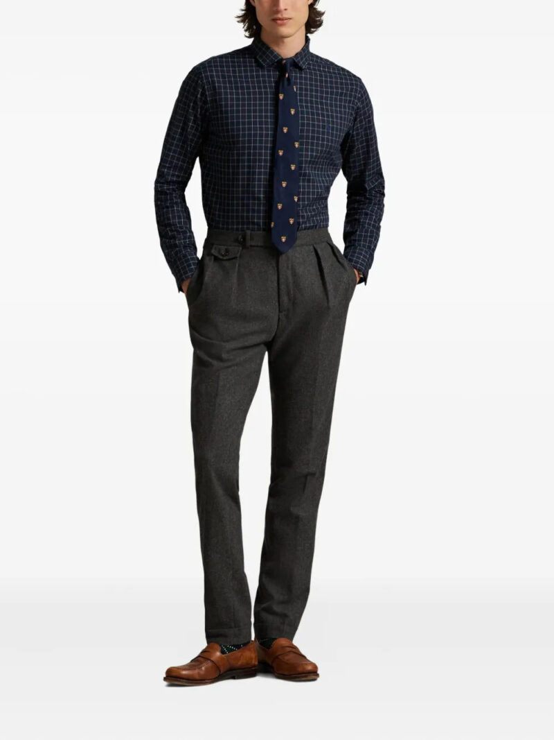 Polo Ralph Lauren  twill checked long-sleeve shirt