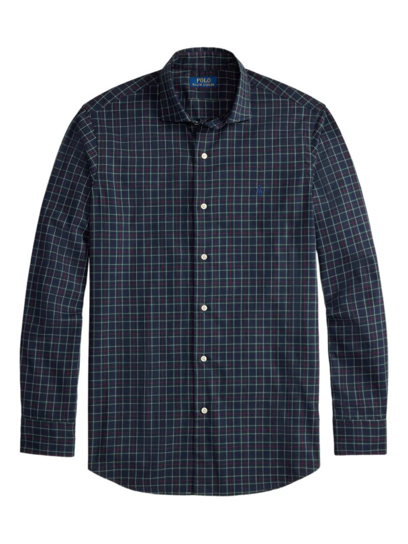 Polo Ralph Lauren  twill checked long-sleeve shirt