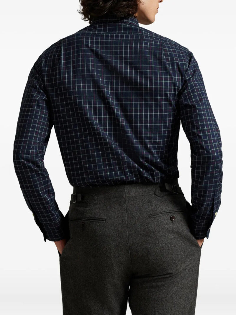 Polo Ralph Lauren  twill checked long-sleeve shirt