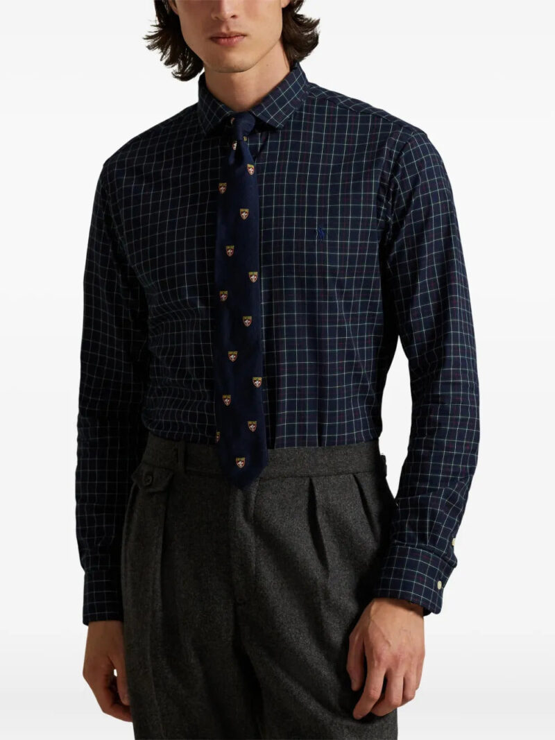 Polo Ralph Lauren  twill checked long-sleeve shirt
