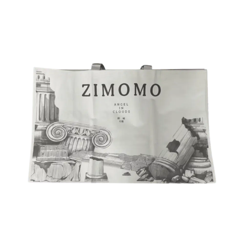 Pop Mart The Monsters Labubu Zimomo Angel in Clouds Figure + Tote Bag