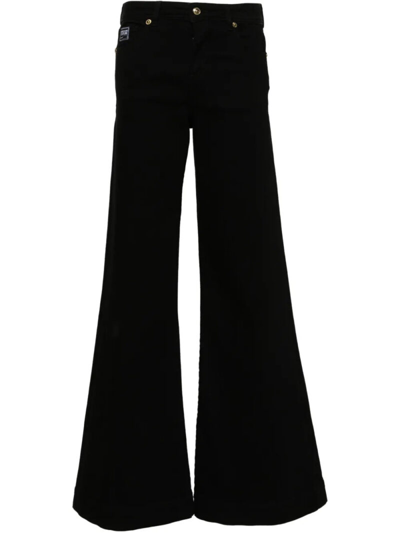 Versace Jeans Couture  high-rise wide-leg jeans