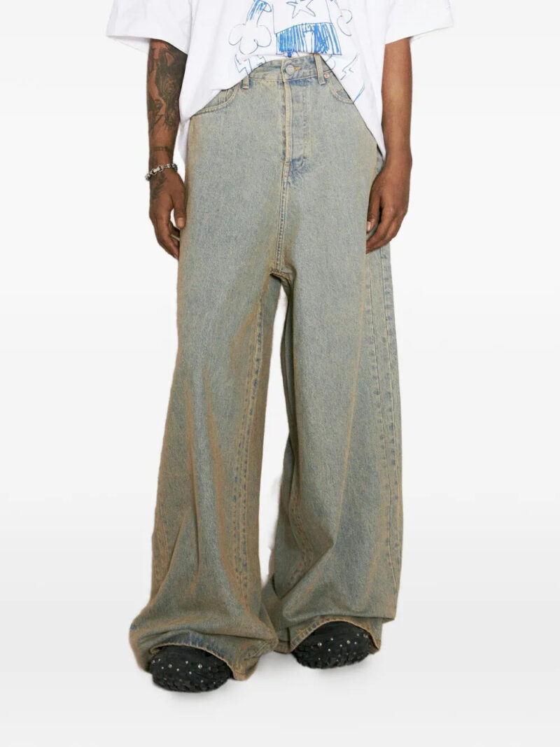 VETEMENTS  faded wide-leg jeans
